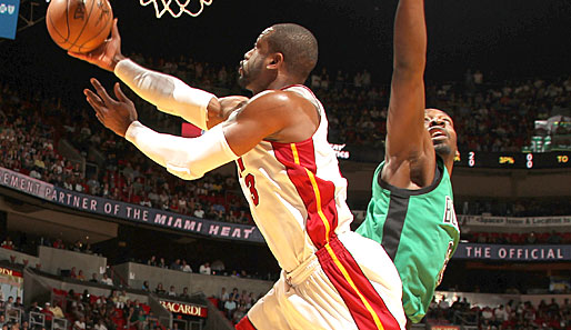Dwyane Wade feierte nach sechs Spielen Pause gegen die Celtics ein durchschnittliches Comeback