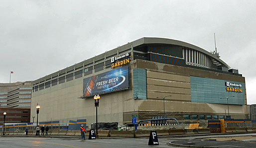 Der TD Garden ist die Heimstätte der Boston Celtics und der Boston Bruins