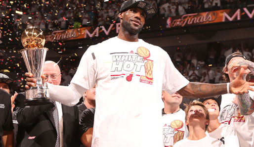 LeBron James wurde zum zweiten Mal hintereinander zum Finals MVP gewählt
