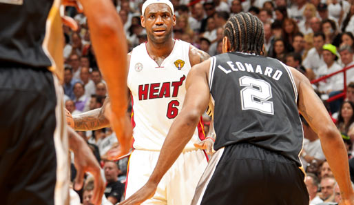 Kein Durchkommen: Kawhi Leonard und das Spurs-Kollektiv ließen LeBron James keinen Freiraum