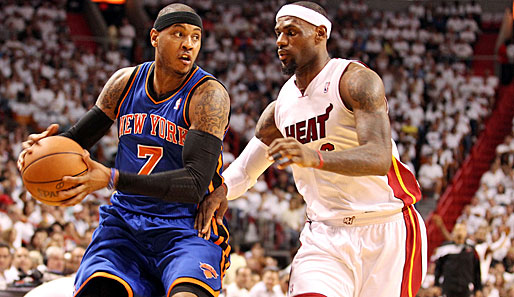 Die Los Angeles Lakers planen angeblich, Carmelo Anthony und LeBron James zu verpflichten