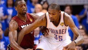 OKC-Star Kevin Durant hält Miamis Dwyane Wade nicht mehr für einen Top-10-Spieler der NBA