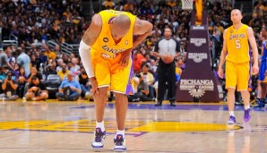 Kobe Bryant zog sich vor sechs Monaten einen Riss der Achillessehne zu