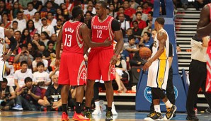Das neue Star-Duo der Houston Rockets zeigte in San Antonio seine Klasse