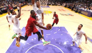 Dwyane Wade und die Miami Heat taten sich bei den L.A. Lakers unerwartet schwer