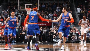 Die New York Knicks gewannen mit 30 Punkten Unterschied bei den Brooklyn Nets