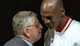 David Stern mit Michael Jordan, dem größten NBA-Star aller Zeiten