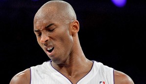 Kobe Bryant absolvierte in der laufenden Saison nur sechs Spiele für die L.A. Lakers