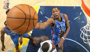 Kevin Durant war in Spiel sechs gegen Memphis der Garant für Oklahoma Citys Sieg