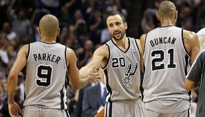 Die Big Three der San Antonio Spurs spielen effektiver als im Vorjahr