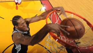 Kawhi Leonard führte die San Antonio Spurs zum Sieg in Spiel 3 der Finals gegen Miami