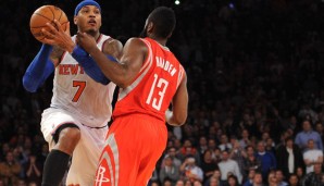 Carmelo Anthony (l.) wird die New York Knicks im Sommer wohl verlassen