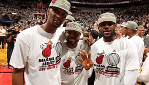 Die Big 3 der Miami Heat zeigten gegen die Indiana Pacers starke Leistungen