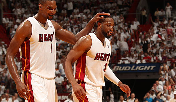 Chris Bosh und Dwyane Wade stehen vor einer wegweisenden Saison bei den Heat