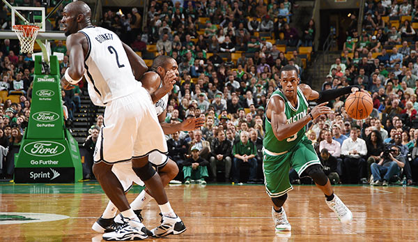 Beim Comeback von Rajon Rondo im Celtics-Jersey hatte Ex-Kollege Kevin Garnett das Nachsehen