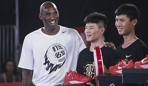 Kobe Bryant ist derzeit geschäftlich und privat in China unterwegs