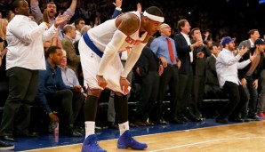 Carmelo Anthony erlebte bei den New York Knicks überwiegend enttäuschende Jahre