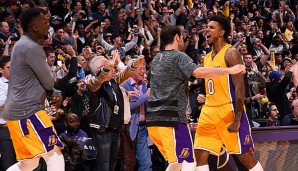 Nick Young traf den entscheiden Wurf zum Sieg für die Lakers gegen OKC