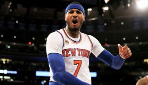 Carmelo Anthony könnte die New York Knicks noch in dieser Saison verlassen