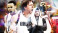 Stephen Curry, Dirk Nowitzki, Carmelo Anthony, James Harden - vier Protagonisten der Triangle-Offense!
