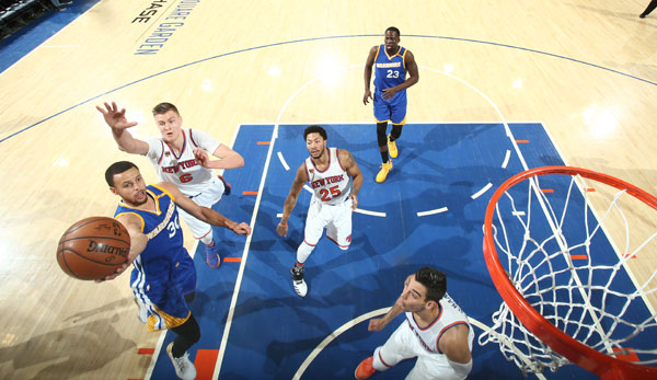 Trotz schwachem Start avancierte Stephen Curry im Madison Square Garden zum Matchwinner