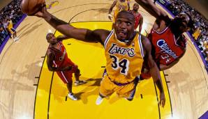 Platz 15: Shaquille O'Neal – 13.099 Rebounds in 1.207 Spielen – Magic, Lakers, Heat, Suns, Cavaliers, Celtics