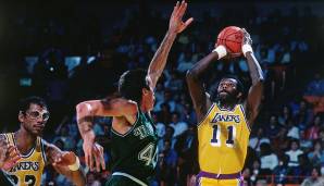 Platz 12 (43 Punkte) - Conference Semifinals1984, Spiel 1: Los Angeles Lakers - Dallas Mavericks 134:91