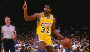 Platz 19: Los Angeles Lakers mit 142 Punkten gegen die Phoenix Suns in Spiel 1 der ersten Runde 1985 - Ergebnis: 142:114 - Topscorer: Mike McGee (22).