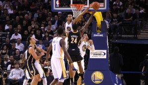 Paul George (Indiana Pacers, 2010/11): 7,8 Punkte, 3,7 Rebounds