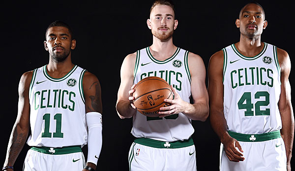 Kyrie Irving, Gordon Hayward und Al Horford sind die Big Three der Boston Celtics