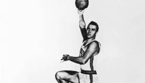 Platz 11: Cliff Hagan (Draft 1953, 3. Runde, Celtics). Weitere Teams: Hawks, Spurs. Er musste drei Jahre auf sein Debüt warten, ehe er bei den St. Louis Hawks rockte und sechs Mal All-Star und Champion 1958 wurde