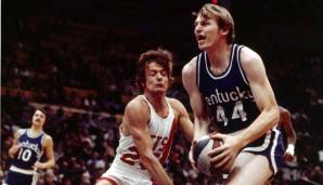 Platz 10: Dan Issel (Draft 1970, 8. Runde, Pistons). Weitere Teams: Nuggets. Seine beste Zeit hatte er in der ABA, doch auch später bei den Nuggets war er Leistungsträger