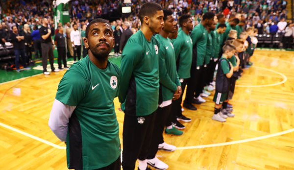 Kyrie Irving und die Boston Celtics werden vom Verletzungspech verfolgt.