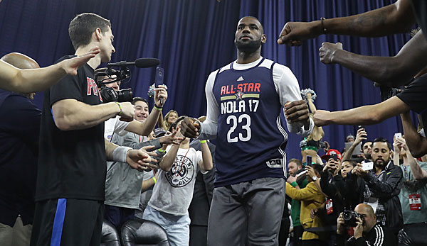 Beim NBA All-Star Game 2018 könnten Stars wie LeBron James und Kevin Durant in einem Team spielen