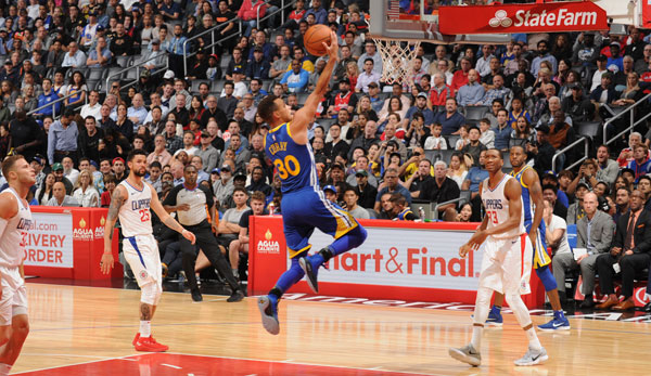 Stephen Curry sezierte die L.A. Clippers