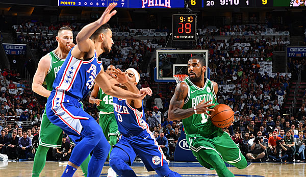 Kyrie Irving war mit 21 Punkten Topscorer der Boston Celtics