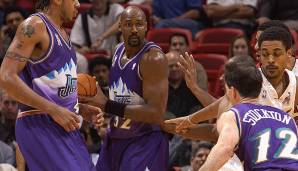 Platz 15: Utah Jazz 1994/95 - Offensivrating: 114,3 - Aus in der ersten Playoffrunde gegen die Houston Rockets (2-3)