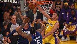Platz 1: DeAndre Jordan (Los Angeles Clippers) - 24 Rebounds gegen die Los Angeles Lakers.