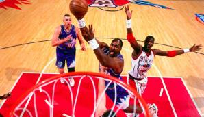 Platz 2: Karl Malone (Utah Jazz, Los Angeles Lakers, 1985-2004): 13.528 Field Goals