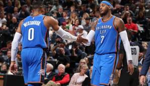 Russell Westbrook und Carmelo Anthony
