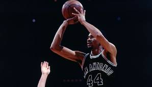Platz 6: San Antonio Spurs mit 152 Punkten gegen die Nuggets in Spiel 1 der Western Conference Semifinals 1983 - Ergebnis: 152:133 - Topscorer: George Gervin (42).