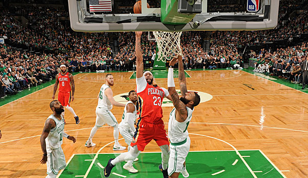 Anthony Davis war von den Boston Celtics nicht zu stoppen