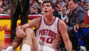 Bill Laimbeer - Detroit Pistons: Oftmals als dreckiger Spieler bezeichnet, war Detroits Laimbeer ein Center, der keinen Kampf scheute, auch als auf der gegnerischen Seite der GOAT höchstpersönlich stand.