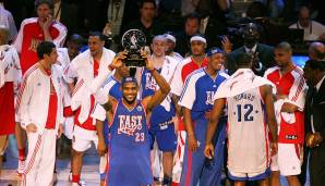 2008: LeBron James/Cleveland Cavaliers (27 Punkte, 9 Assists, 8 Rebounds).