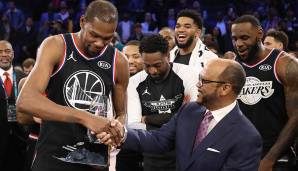 2019: Kevin Durant/Golden State Warriors (31 Punkte, 7 Rebounds)