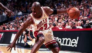 Platz 3: MICHAEL JORDAN (1984-1993, 1995-1998, 2001-2003) - 2.514 Steals in 1.072 Spielen - Bulls, Wizards.