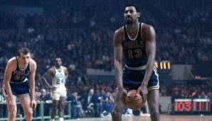 Platz 20: WILT CHAMBERLAIN (1959-1973) - 6.057 (51,1 Prozent) für die Warriors, Sixers und Lakers.