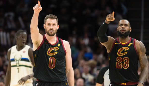 Kevin Love und LeBron James wollen die Saison der Cleveland Cavaliers retten.