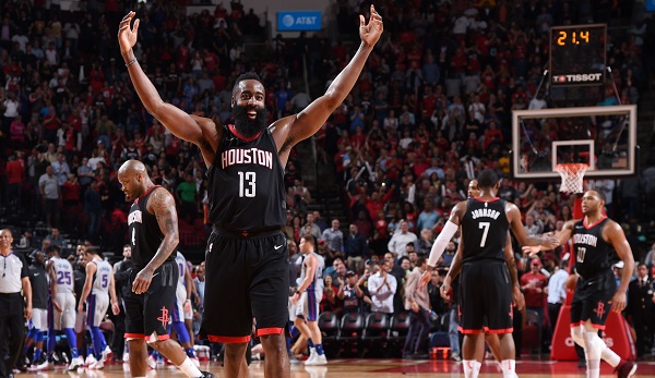 Trotz anfänglicher Probleme führt James Harden die Houston Rockets zum Overtime-Sieg