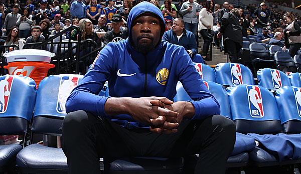 Kevin Durant wird am Donnerstag wieder für die Golden State Warriors